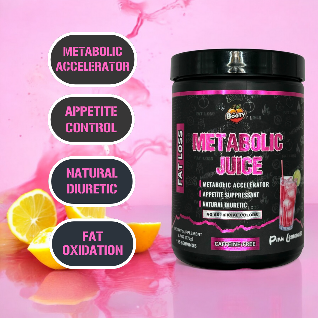 DR. BOOTY NUTRITION Metabolic Juice Powder - Pink Lemonade Flavor