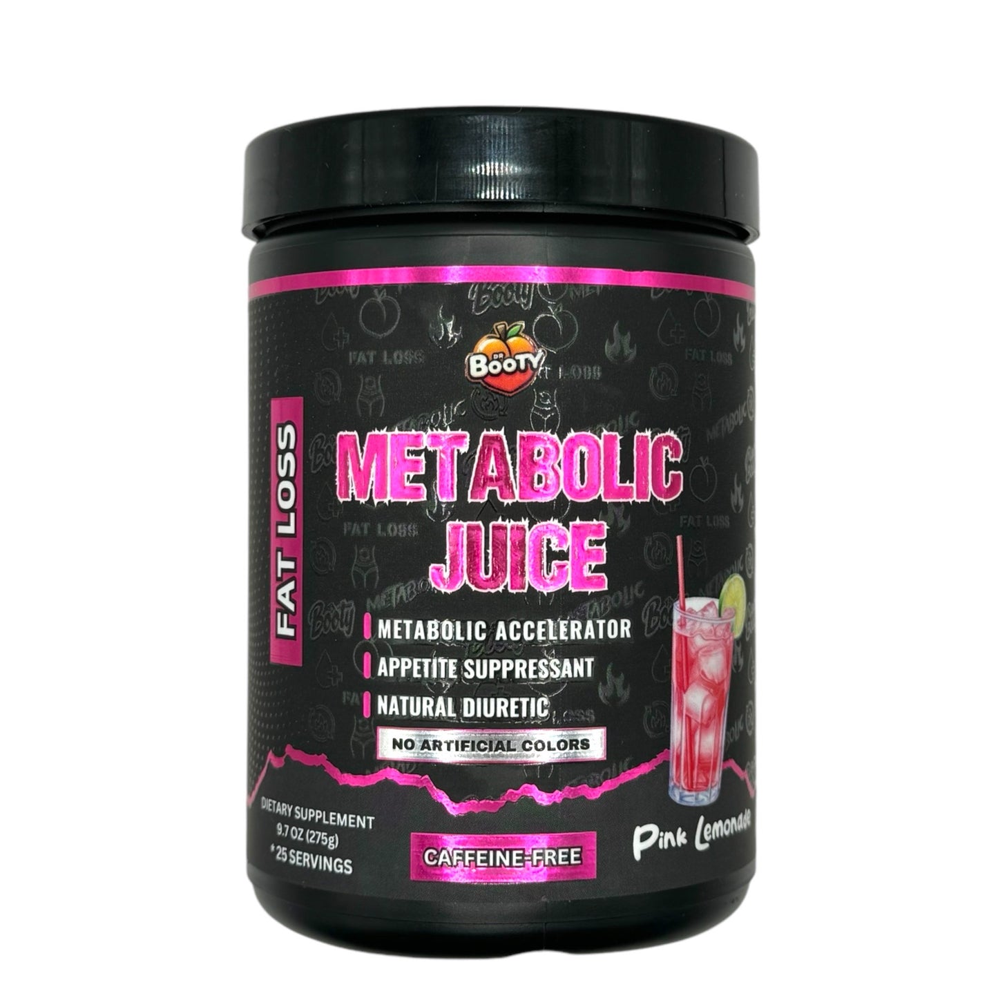 DR. BOOTY NUTRITION Metabolic Juice Powder - Pink Lemonade Flavor