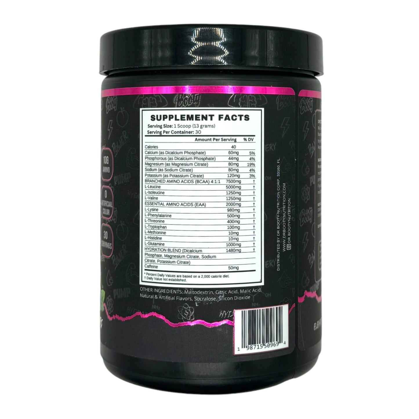DR. BOOTY NUTRITION Amino Power BCAA - Mix Berries