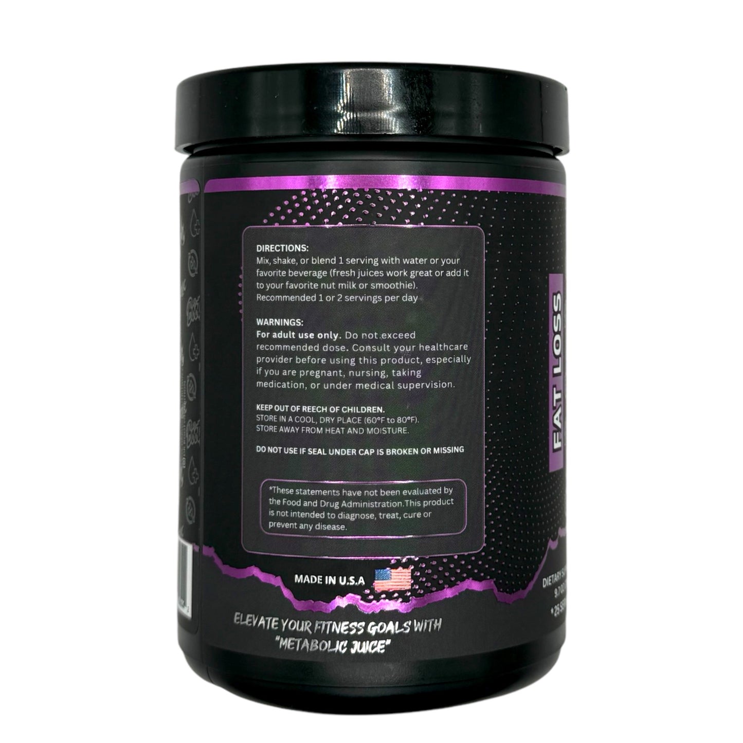DR. BOOTY NUTRITION Metabolic Juice Powder - Grape Flavor