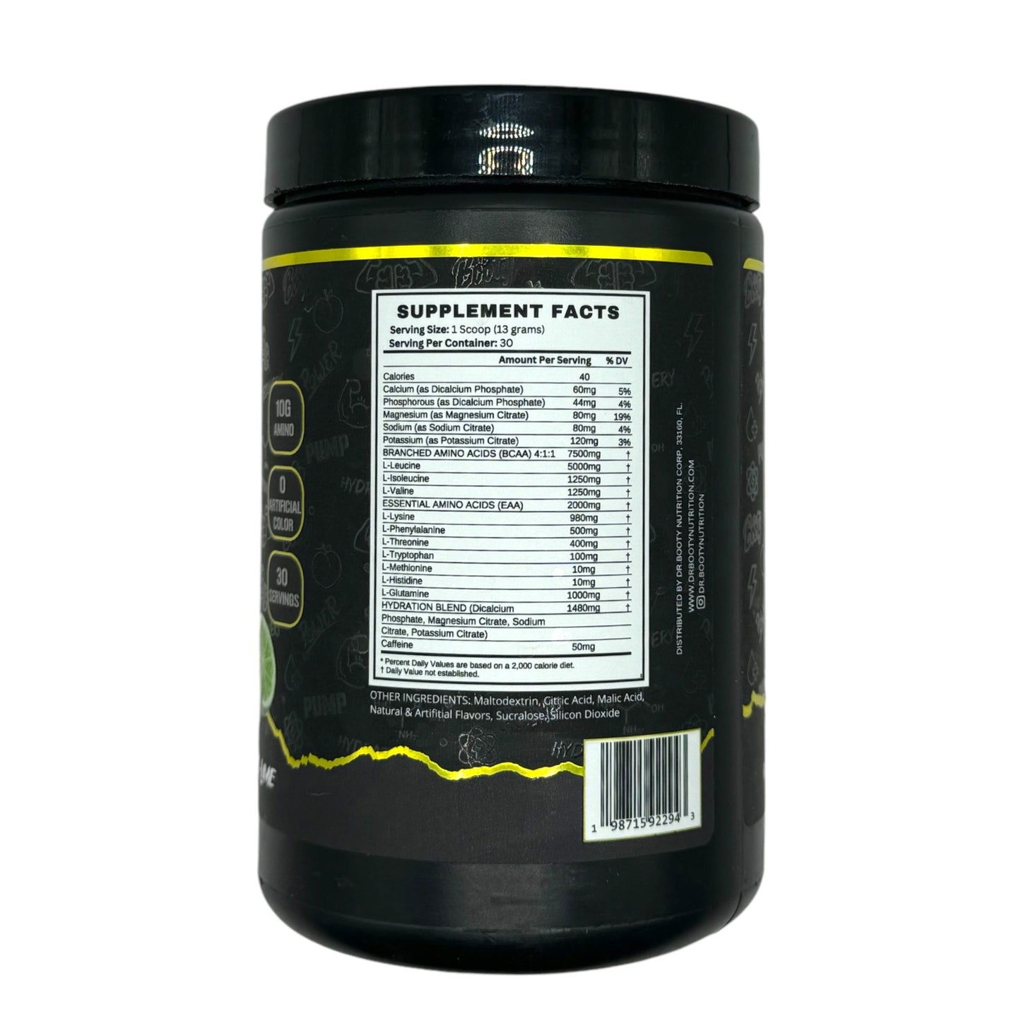 DR. BOOTY NUTRITION Amino Power BCAA - Pineapple Lime
