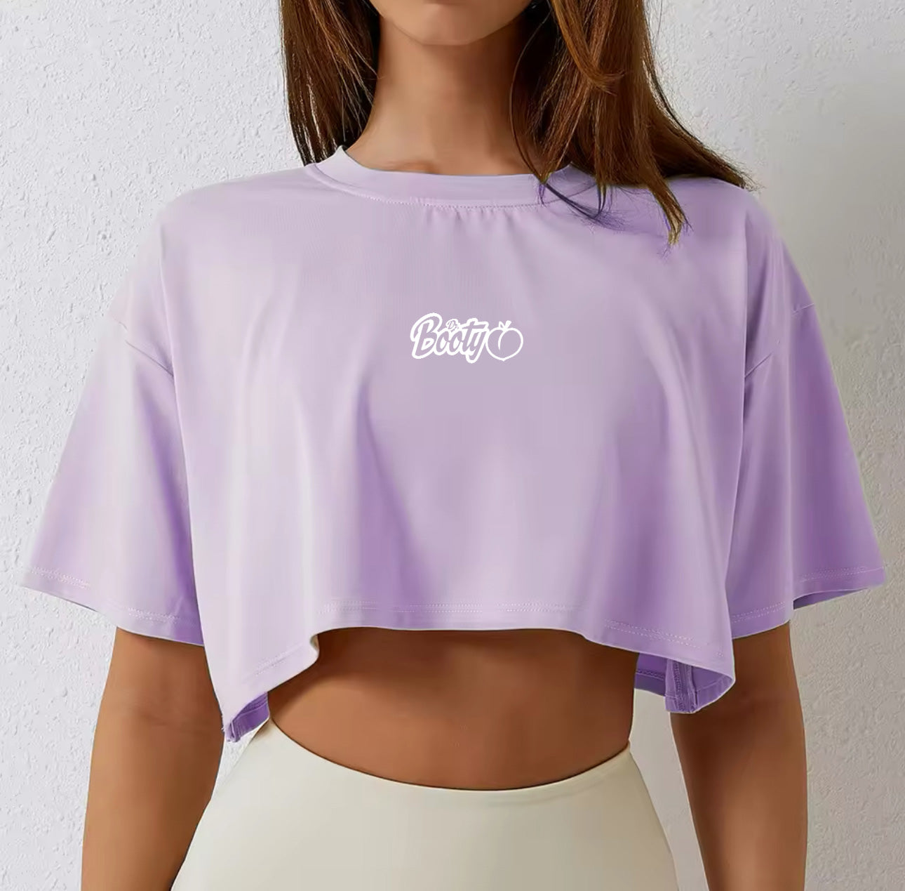 DR BOOTY NUTRITION - LILAC CROP TOP