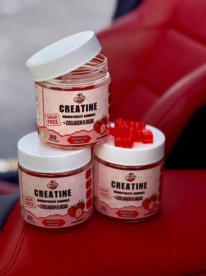 DR BOOTY NUTRITION - Creatine Gummies -  Strawberry (PACK x2)