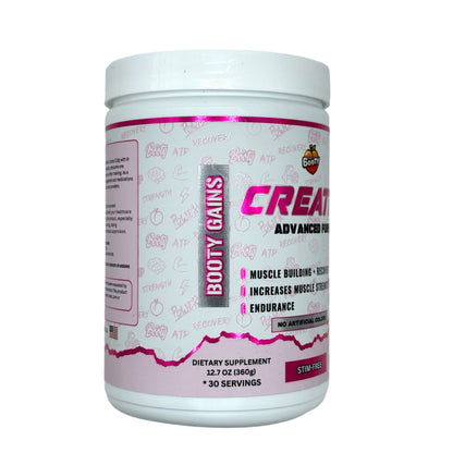 Booty Gains - Creatine Monohydrate - Peach Mango